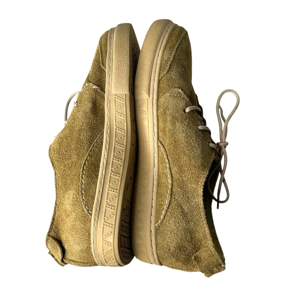 OLIBERTE Men’s Size EU 41 US 8 Anbesso Tan Leather Suede Oxfords Derby‎ Shoes.